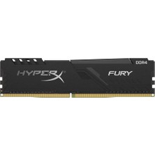 Kingston Hyperx Fury Black 128GB 3200MHZ Ddr4 CL16 Dımm (4X32) Gaming Bellek (HX432C16FB3K4/128)