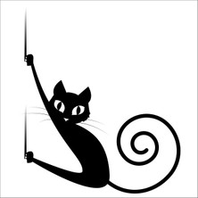 Technopa Kedi Folyo Sticker 199 20 cm Uzunluk