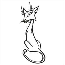 Technopa Kedi Folyo Sticker 151 90  cm Uzunluk