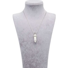 Als Havlit Doğal Taş Kolye + Zincir