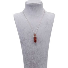 Als Jasper Doğal Taş Kolye + Zincir