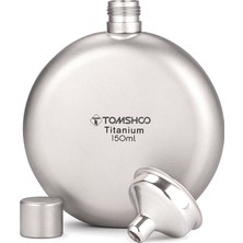 Tomshoo 150 ml Sızdırmaz Titanyum Şişesi Alkol Viski