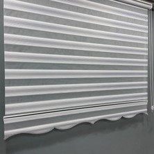 Volper Mekanik VP980 Stor Zebra Perde Gri Etek Dilimli 80 x 200 cm