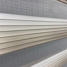 Volper Mekanik VP985 Stor Zebra Perde Krem Bej Etek Dilimli 100 x 200 cm