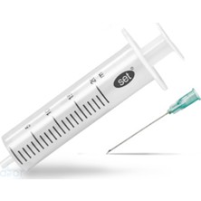 Set Inject 20ml 3p Enjektör Şırınga 100 adet 21G iğneli