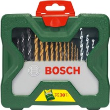 Bosch 30 Parça Titanyum Matkap Ucu ve Bits Seti Ahşap Metal Beton