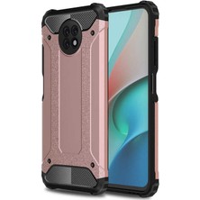 Case World Xiaomi Mi 10t Lite Kapak Çift Katmanlı Zırh Tank Kılıf Rose Gold