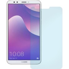 Case World Huawei Y7 2018 Temperli Ekran Koruyucu Cam Şeffaf