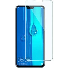 Case World Huawei Y9 2019 Temperli Ekran Koruyucu Cam Şeffaf