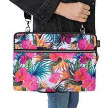 Vudigo Pink Flowers 15,6 " Laptop Çanta