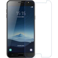 Case World Samsung C8 Temperli Ekran Koruyucu Cam Şeffaf