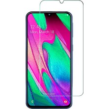 Case World Samsung A40 Temperli Ekran Koruyucu Cam Şeffaf