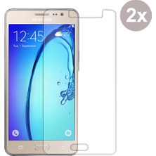 Case World Samsung Galaxy ON5 Temperli Ekran Koruyucu Cam Şeffaf