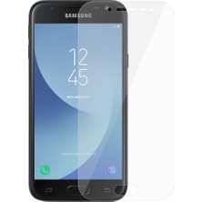 Case World Samsung Galaxy J3 Temperli Ekran Koruyucu Cam Şeffaf