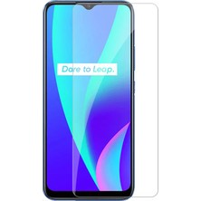 Case World Realme C15 Temperli Ekran Koruyucu Cam Şeffaf