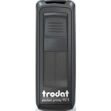 Trodat 9511 Siyah Gövdeli Kişisel Küçük Boy Kaşe 38 x 14 mm