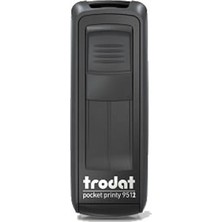 Trodat 9512 Siyah Gövde Standart Firma Kaşesi 47 x 18 mm