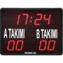 Dolunay Led Futbol Skorbord 120 cm X 100 cm