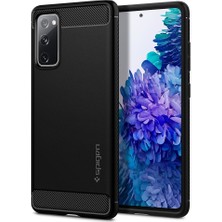 Spigen Samsung Galaxy S20 FE Kılıf Rugged Armor Matte Black - ACS01847