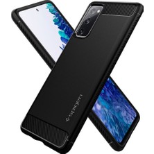 Spigen Samsung Galaxy S20 FE Kılıf Rugged Armor Matte Black - ACS01847