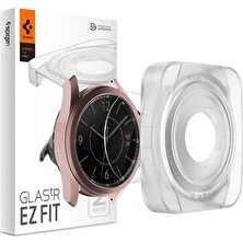 Spigen Samsung Galaxy Watch 3 (41mm) ile Uyumlu Cam Ekran Koruyucu Kolay Kurulum GLAS.tR EZ Fit Slim HD (2 Adet) ile Uyumlu - AGL01844