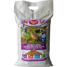 Bonny Nice Bıldırcın Güvercin Keklik Süs Tavukları Kafes Altlığı 5 kg 9 L x 3 Paket