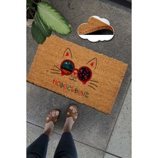 Chilai Home Coco Sunglasses Doğal Koko Paspas,Kıl Kapı Önü Paspası