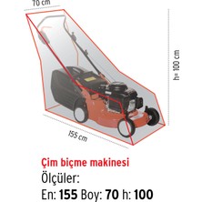 HOMAKS Çim Biçme Makinası İçin Koruma Örtüsü