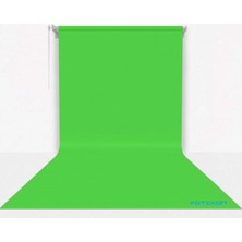 Fotexon  Kumaş Üzerine Boyama Yeşil Gri Beyaz  Fon  Seti 270 x 580 cm