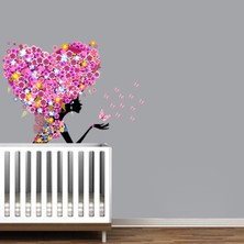 Kt Decoration Aşk Perisi Kız Çocuk Odası Duvar Sticker