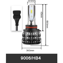 Femex Volkswagen Jeeta Mk5 LED Xenon Sis Far Aydınlatma Ampulu Femex Ecopower