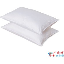 Elyaf Sepeti 4 Adet Doğal El Dikişi 50 x 70 cm Organik Yün Yastık