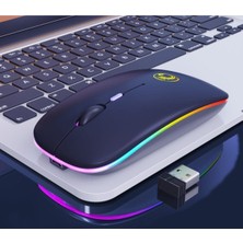 İMICE E-1300 Bluetooth 5.1 Şarj Edilebilir LED Mouse E1300