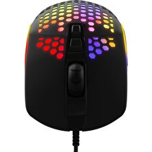 MF Product Strike 0576 RGB Kablolu Gaming Mouse Siyah