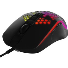 MF Product Strike 0576 RGB Kablolu Gaming Mouse Siyah