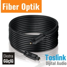 IRENIS Fiber Optik Toslink Ses Kablosu, Ekstra Kalın, 1.50 metre