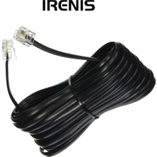 IRENIS ADSL, VDSL Modem Kablosu, 10 metre (Telefon RJ11 Hat Bağlantı Kablosu)