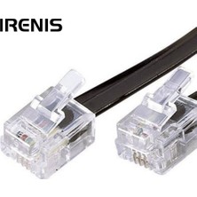 IRENIS ADSL, VDSL Modem Kablosu, 10 metre (Telefon RJ11 Hat Bağlantı Kablosu)