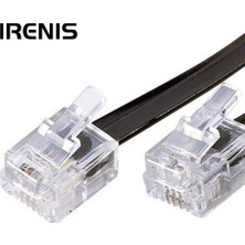 IRENIS ADSL, VDSL Modem Kablosu, 15 metre (Telefon RJ11 Hat Bağlantı Kablosu)