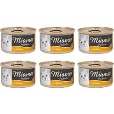 Mıamor Pastete Kedi Maması Tavuklu  85 gr x 6 Lı
