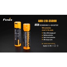 Fenix ARB-L18-3500 Mah USB Şarjlı Pil