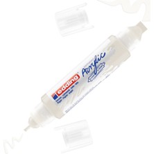 Edding 5400 Akrilik 3D Double Liner - Trafik Beyaz - 2-3, 5-10 Mm’Lik 2 Başlık