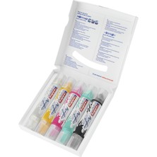 Edding 5400 Akrilik 3D Double Liner 5 Tüplü Akrilik Boya Seti (Temel)