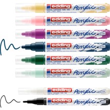 Edding Kolay Başlangıç Seti - 8’Li Akrilik Markör Seti (Nordic), Su Geçirmez; İnce, Orta, Kartpostal Seti Dahil