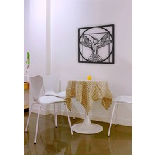 Unt Da Vinci Vitruvian Bird Duvar Dekoru-Süsü, Ahşap Dekoratif Tablo