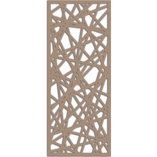 Liar Ahşap Seperatör (Paravan) - KSP-212 - (18 mm) - (69 cm x 139 cm) - (Ham)