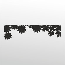 Technopa Folyo Sticker Yaprak Deseni 40 cm Uzunluk