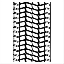 Technopa Oto Lastik İzi Folyo Sticker 7 40 cm Uzunluk