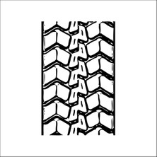 Technopa Oto Lastik İzi Folyo Sticker 11 50 cm Uzunluk