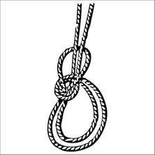 Technopa Gemici Düğümü Folyo Sticker 18 20 cm Uzunluk